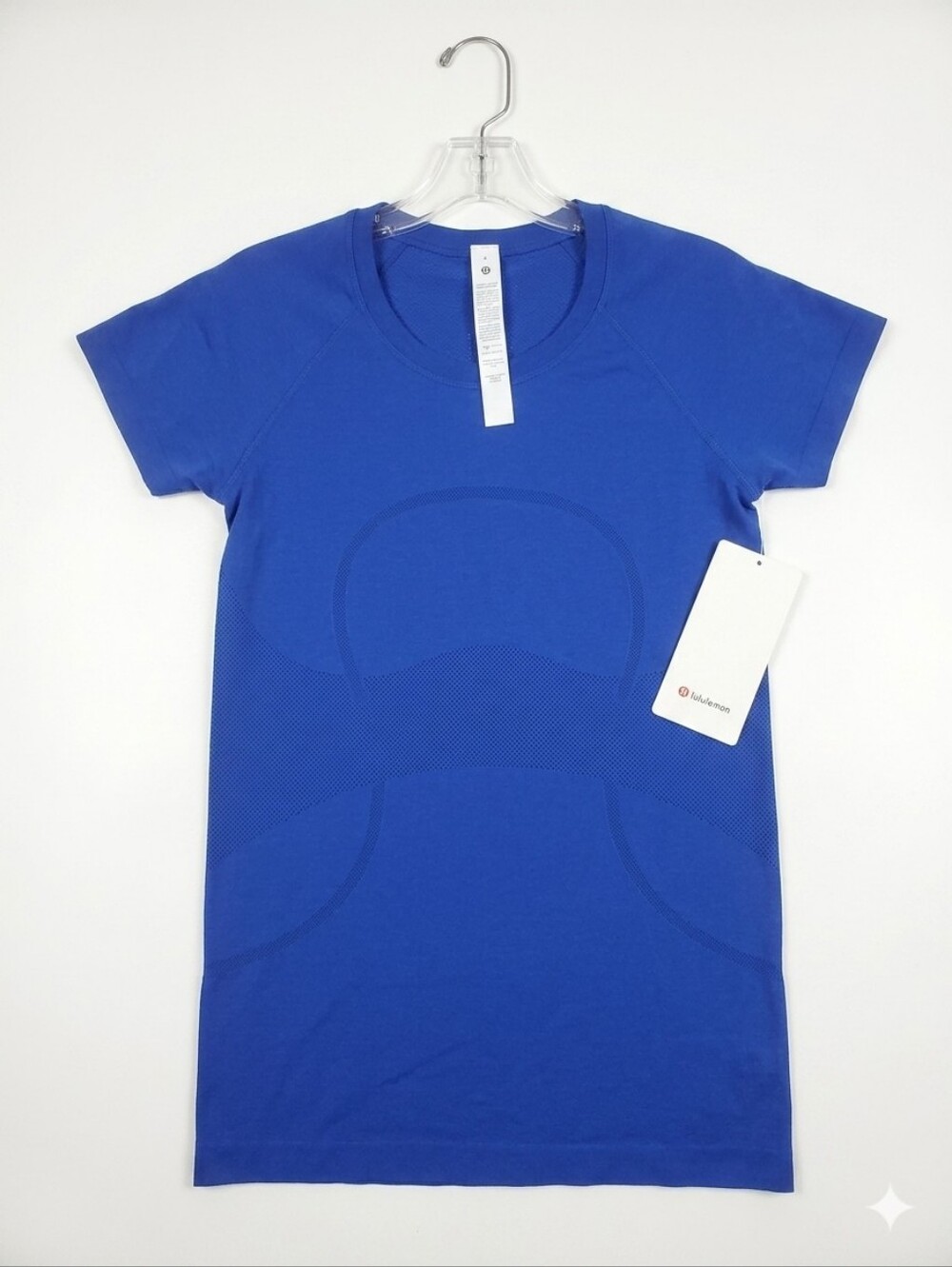 NWT lululemon athletica Royal Blue Short-Sleeve Swiftly Tech 2.0 Women's Size 6